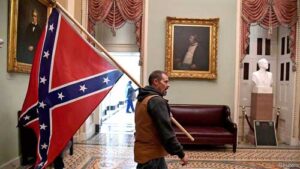 Confederate Flag at Insurrection of Jan. 6