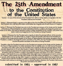25th Amendment - GraniteWord.com