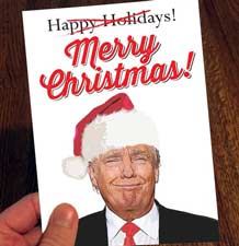Donald Trump, Happy Holidays